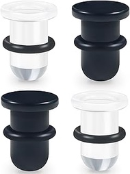 14G-00G Solid Ear Plugs Tunnels for Women Men Single Flared Ears Gauge Plugs with O-Ring Stretcher E