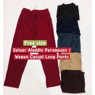#L9Seluar Aladdin Perempuan / Women Casual Long Pants / Seluar Panjang Perempuan / Seluar Panjang Al