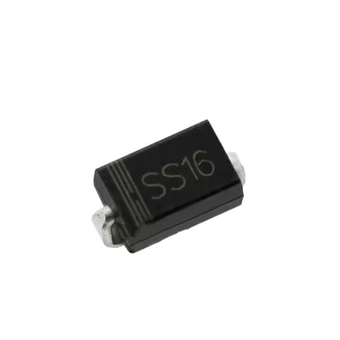 100PCS SS16 DO-214AC SMD Schottky Diode SR160 SMA
