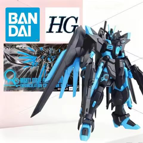 Bandai Gundam Base Limited HG Mighty Strike Freedom Recirculation Neon Blue EcoPla SEED FREEDOM Mode