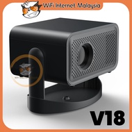 Mini Portable Projector V18 Full HD 1080P Bright Screen HDMI Audio Support Mirror Screening IOS Andr