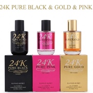 High quality 24K GOLD/ 24K PINK & 24K BLACK PERFUME long lasting fragrance for women 100ML