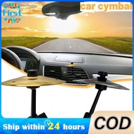 Car Crash Cymbal Vehicle-mounted Knocking Cymbal Ornaments Car Air Outlet Car Mini Drum Cymbal