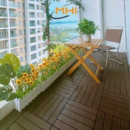 Balcony Flooring - Anti-Slip Plastic Flooring for Bathroom, Swimming Pool, Garden