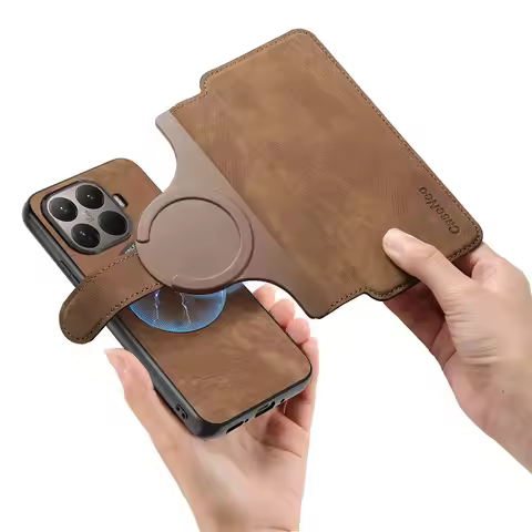 For Xiaomi 15T Pro 5G 2025 Luxury Case Anti-theft Leather Wallet Coque Xiaomi 15T Pro Case Magnetic 