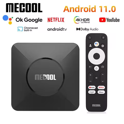 MECOOL M2 PRO Android TV Box Amlogic S905Y4 NETFLIX 4K HDR Google TV Dolby Audio ip tv tvbox Global 