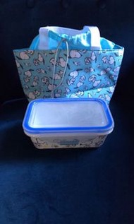 Snoopy 保鮮盒 瓷器材質 附手提袋