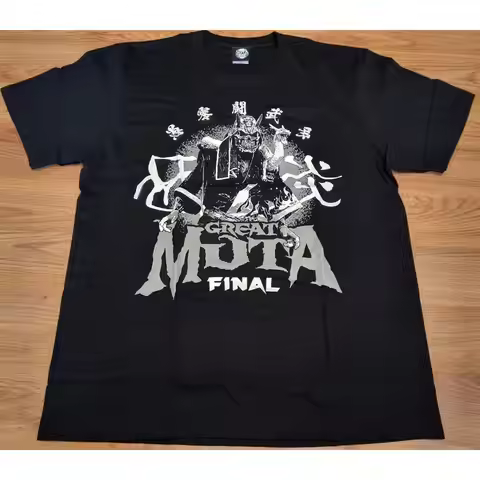 New Great Muta Final Show t shirt L Japan wrestling puroresu black Keiji Muto