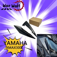 Motorcycle Sport Downforce Naked Side Spoilers Front Spoiler Winglet Aerodynamic Wing Kit Spoiler Wind Wing Air Backflow Fairing For YAMAHA XMAX300 X-MAX300 X MAX 300 2023 2024