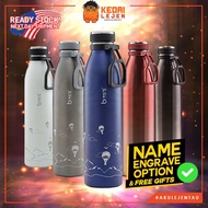 Bos's Travel Vacuum Thermal Water Bottle 350ML | 500ML | 750ML | 1000ML Stainless Steel BPA Free
