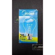25W INCANDESCENT BULB B22 CLEAR WARM WHITE/KUNING [NOT LED]