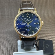[Original] Orient Star RE-AW0005L00B Classic Automatic Brown Leather Blue Men Watch RE-AW0005L