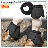 MAGICIAN 1Pair Equine Hoof Boot, Comfort  Cloth Horse Bell Boot,  Heavy Duty Protection Quick Drying