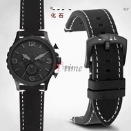 Matte Genuine Leather Strap18mm 20mm 22mm 24mm Quick Release Bracelet for  FS4656 FS4682 FS5586 FS54
