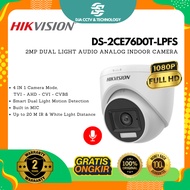 HIKVISION DS-2CE76D0T-LPFS 2MP Smart Hybrid Light Audio Fixed Turret Camera