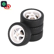 1F 4Pcs 33mm RC Drift Tire Wheel Hard Tyre for LDRC AE86 A86 A86P LD1801 1/18 RC Car Upgrade Parts ,