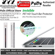 PsDs HD Ultra Thin Sensitive PET Touch Bar Protector for MacBook Pro Touch Bar 13 15 A1706 A1989 A21