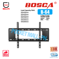 BOSCA TV Bracket LED/LCD/PDP 32" - 72" Flat Panel TV Wall Mount B64