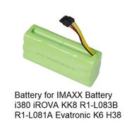 Rechargeable Battery for MAXX i380 iROVA KK8 R1-L083B R1-L081A Evatronic K6 H38 Ecovacs Deebot Deepo