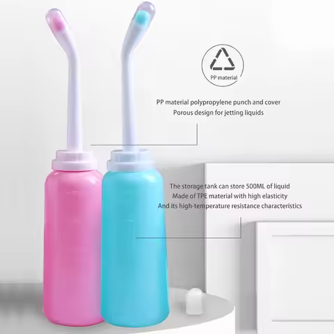 Portable Rinse Private Parts Women's Butt Washing Tool Handheld Travel Nasal Spray Baby Cleaning Sho