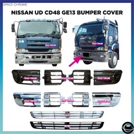 NISSAN UD CD48 GE13 BUMPER COVER GARNISH CHROME BLACK NISSAN ACCESSORIES TRUCK PARTS