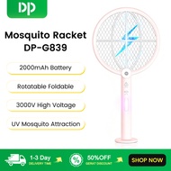 DP Mosquito Racket DP-G839 UV Mosquito Attraction Rotatable Foldable 2000mAh Mosquito Killer Ubat Ny