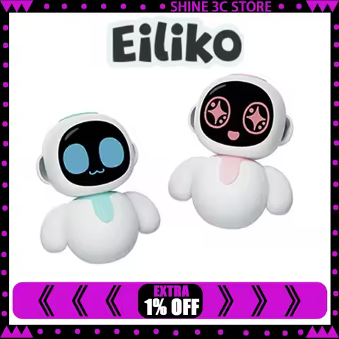 Eiliko Smart Robot Portable Emotional Interaction Companion Robots Mini Eilik Ai Chat Robot Long Bat