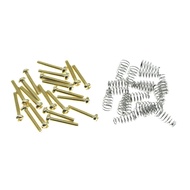 KAISH 20pcs Stainless Steel #6-32 Pickup Selector Switch Screws for American Fender