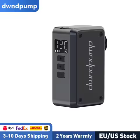 dwndpump DP5 PRO Electric Mini Bike Pump 120PSI Max with 420mAh Rechargeable Battery LED Display Sma