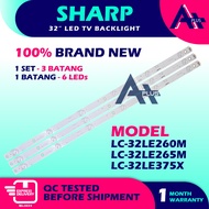 LC-32LE260M / LC-32LE265M / LC-32LE375X SHARP 32" LED TV Backlight 32 INCH Lampu TV sharp