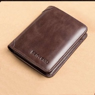 Exquisite Credit Card Holder Compact Card Wallet Leather Card Wallet Luxury Mens Purse Men's Slim Leather Wallet