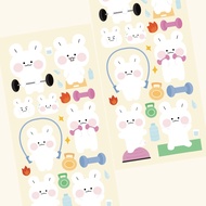 [DALZZI PLANET] Exercise Sticker / made korea sticker / diary sticker / daily sticker