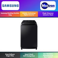 [SAVE3.0 RM200] Samsung Washing Machine 14kg Top Load WA14R6380BV | Mesin Basuh Samsung 14kg |  Washer Samsung 14kg