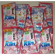 Deterjen cair/so Klin Liquid 500 isi 12 sachet/so Klin Liquid kecil