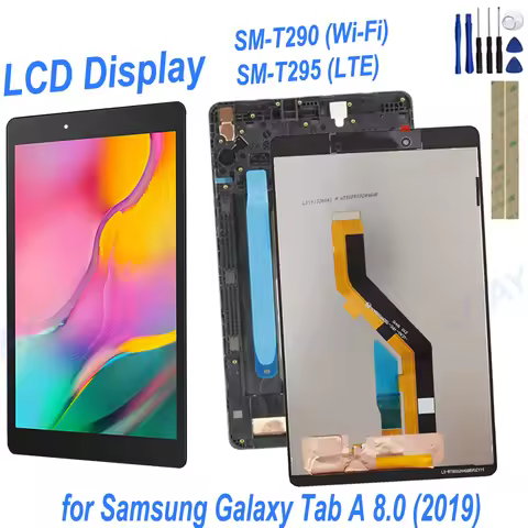 LCD for Samsung Galaxy Tab A 8.0 2019 SM- T290 T295 Tablet LCD Display Touch Screen Digitizer Assemb
