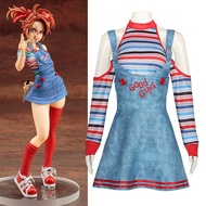 Child'S Play Chucky Seed Of Chucky Cos Clothes Horror Doll Overalls Cosplay Halloween Performance Co