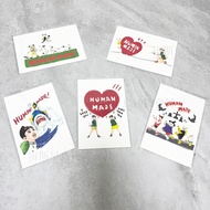 ** ZEUS * HUMAN MADE Store Limited Postcard Greeting Card Birthday Trendy HM