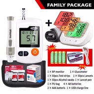 FAMILY PACKAGEMESIN CHECK GULA + MESIN CHECK TEKANAN DARAH Glucometer + Blood Pressure Meter BP