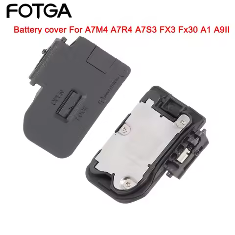 FOTGA Battery Door Cover + Socket Lid For Sony A7IV A7RIV A7SIII FX3 FX30 A1 A9II Camera Repair Part