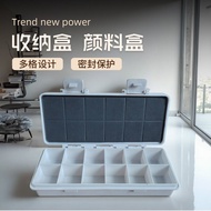 Acrylic Paint Color Box 18 Grid Watercolor Art Paint Box Moisturizing Paint Storage Box Multi-Purpos