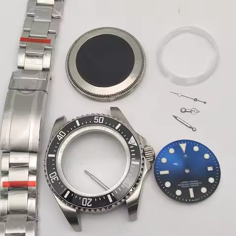 44mm R Case Tripods M136660 Watch Accessories Hilegu 200796 Dial for 8215/2813 Movement Blue Gradien