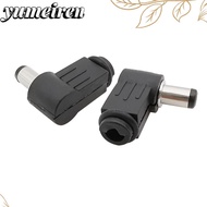 YUMEIREN DC Power Male Plug, Right Angle Socket 90 Degree Welding Connector, Connectors L Shaped DIY