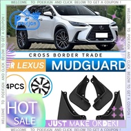 Car Mudflapor for Lexus NX NX260 NX350H 2022 Fender Mud Guard Flap Splash Flaps Mudguards Accessorie