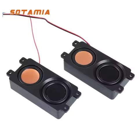 SOTAMIA 2PCS Rectangular 4 Ohm 5W Full Range Speaker Cavity Type Loudspeaker Speaker bluetooth sound