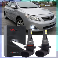 สำหรับTOYOTA ALTIS COROLLA 2008 2009 2010 2011 2012 2013 (หมอก) - (1 คู่) w1 LED Fog Fogหลอดไฟ 6000K