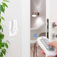 Remote UK Plug Power Outlet Light Switch Socket Smart Power Switch Socket with 1pc Wireless Remote Control for Home