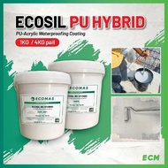 ECOSIL PU HYBRID (4KG PACK) High Performance PU-Acrylic Waterproofing Coating