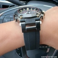 Silicone band for Casio G-Shock MRG-B2000R-1A ultra-soft waterproof sports strap MRG B2000 with stai