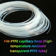 F46 PTFE Tube – High Temperature Resistant 260°C, Transparent Capillary Hose, 0.3mm to 1mm ID (Multi