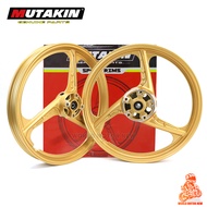 MUTAKIN Mags Rim 3 Spokes For Sniper150 Sniper155 Front Disc Brake 1.4*17 4 holes Rear Disc Brake 1.